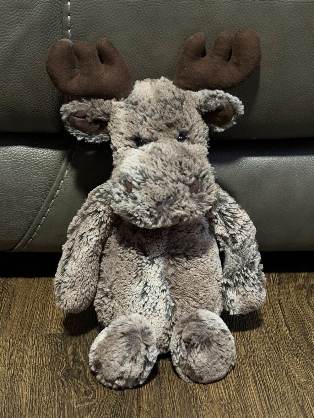 Jellycat Bashful Moose Plush Toy Medium Brown Retired
